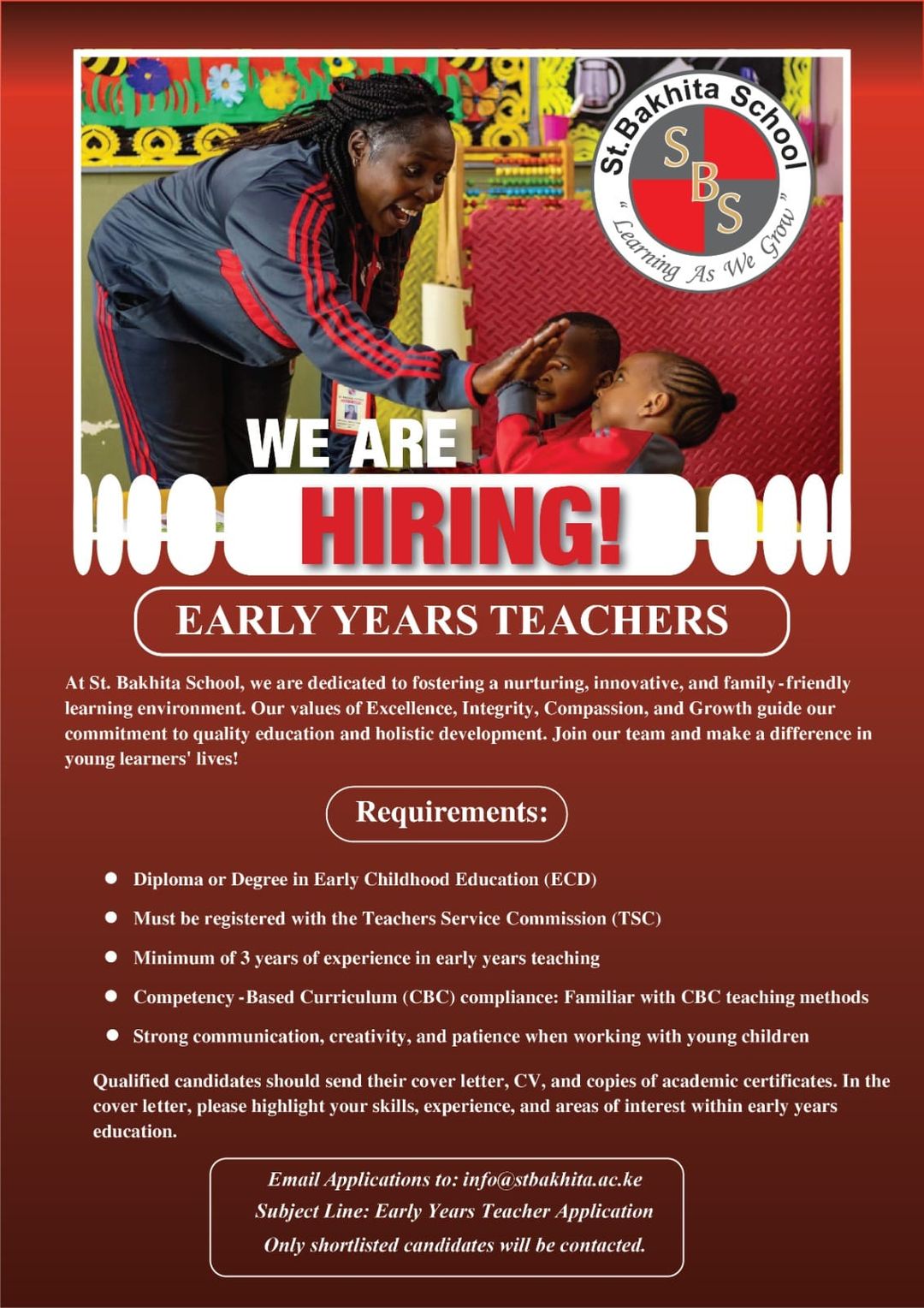 Early Years Teachers