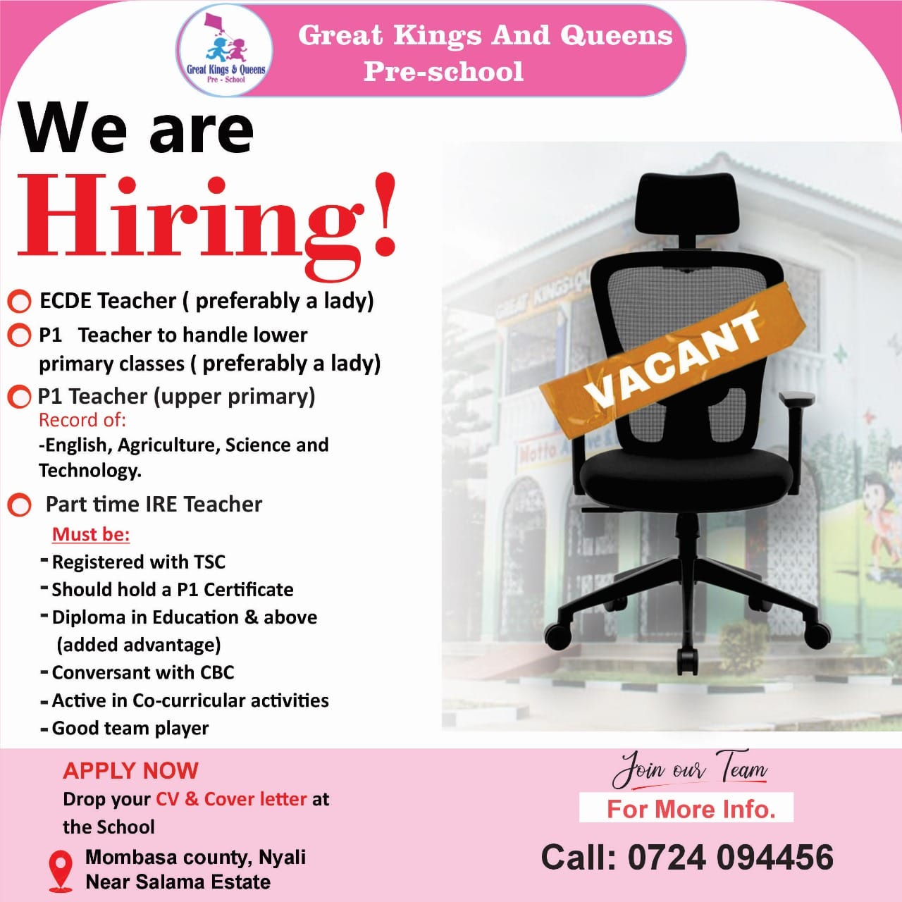 Multiple Vacancies