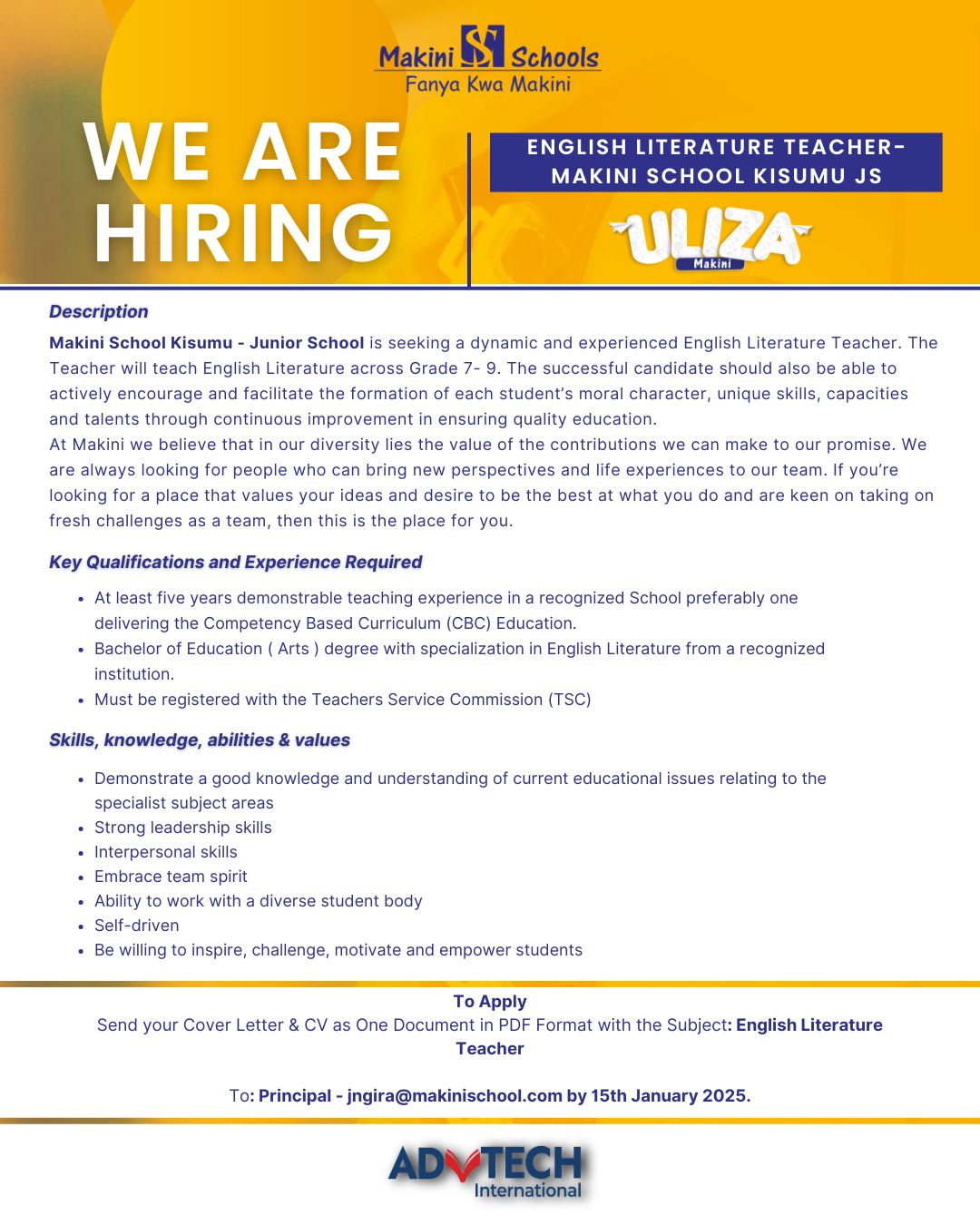 English Literature Teacher