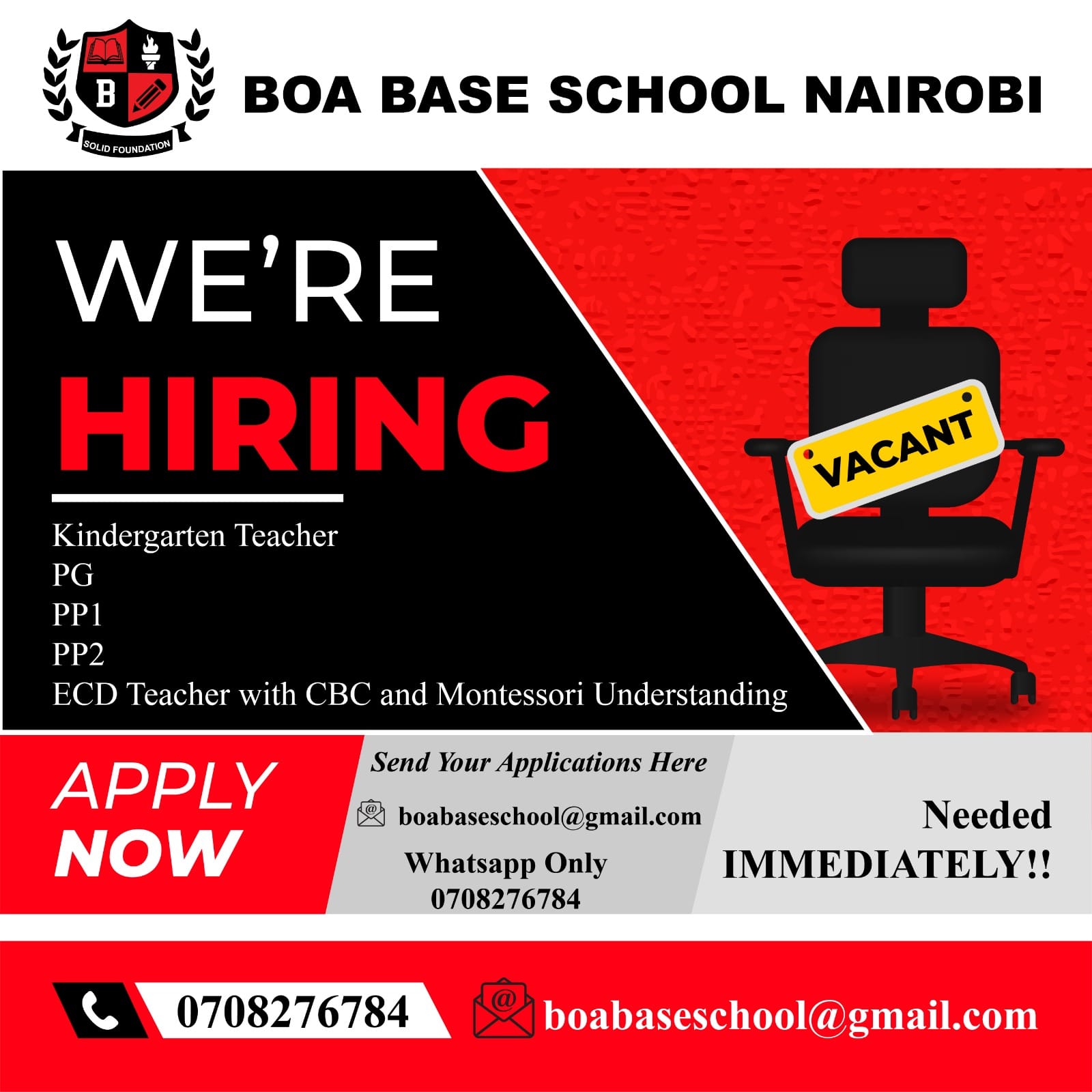 Multiple Vacancies