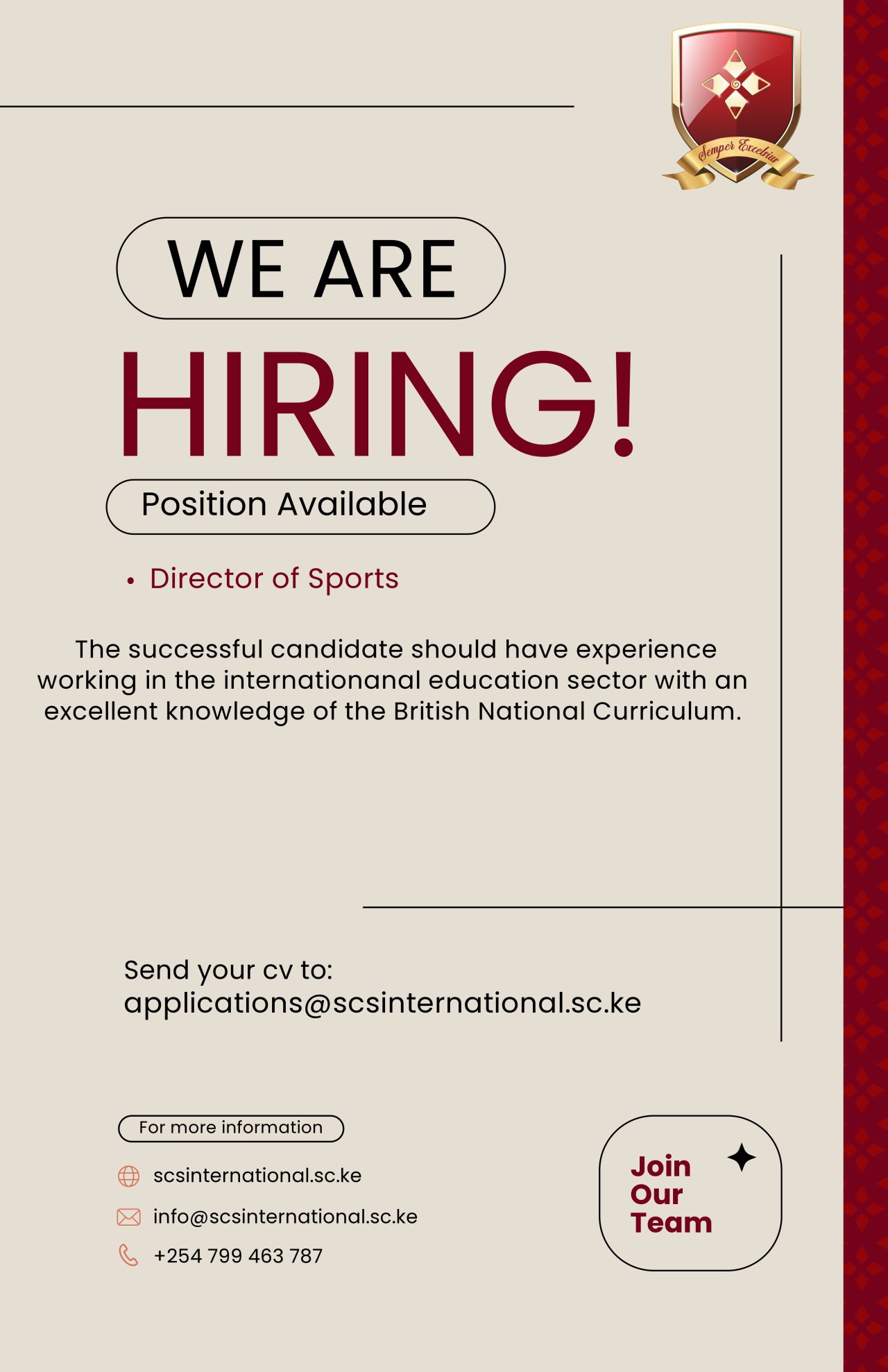 Director of Sports