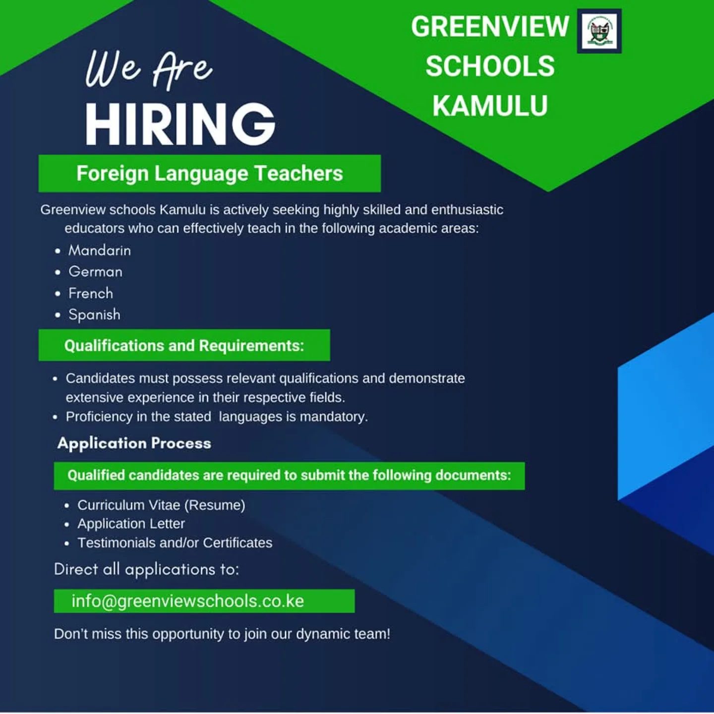 Multiple Vacancies