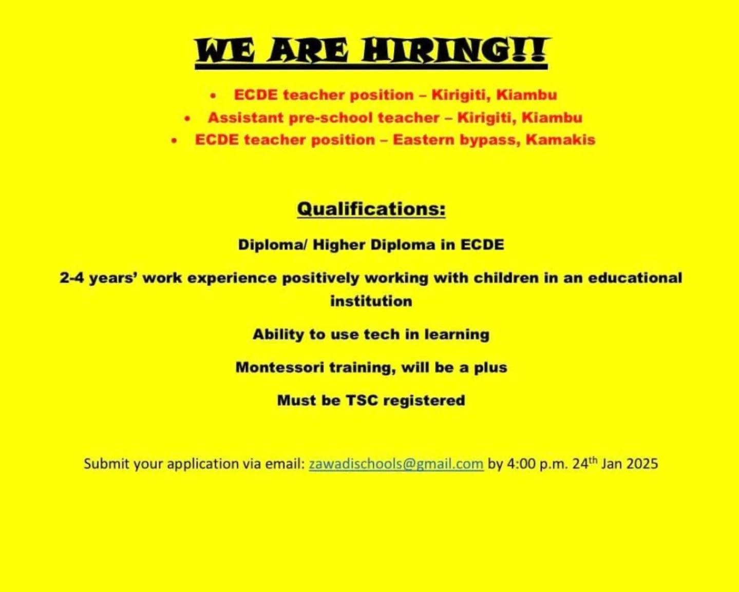 Multiple Vacancies