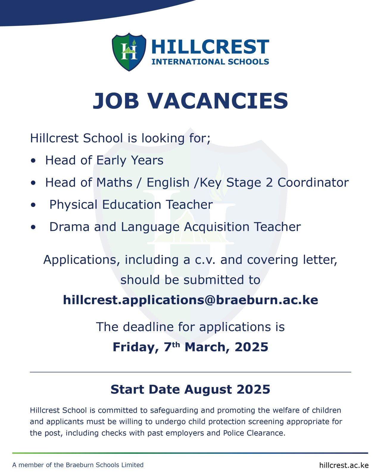 Multiple Vacancies